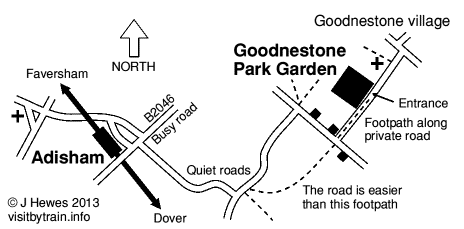 Adisham Map