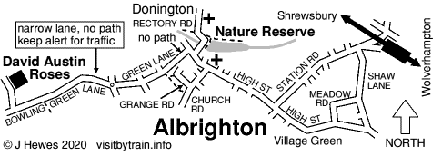 Albrighton map