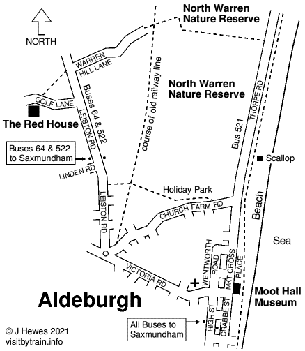 Aldeburgh map