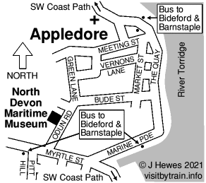 Appledore map