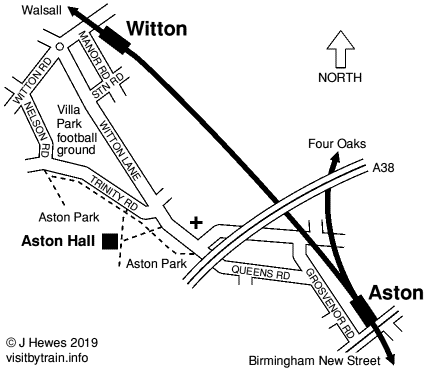 Aston and Witton map