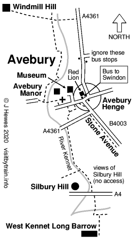 Avebury map