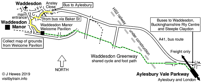 Aylesbury Vale and Waddesdon map