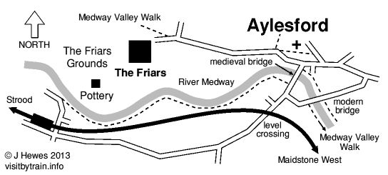 Aylesford map