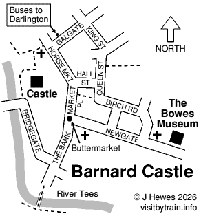 Barnard Castle map