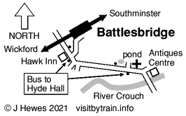 Battlesbridge map