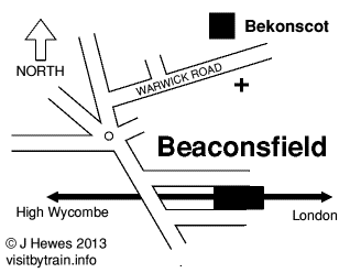 Beaconsfield map