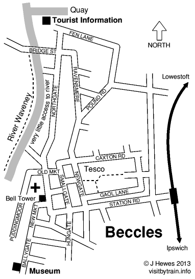 Beccles map