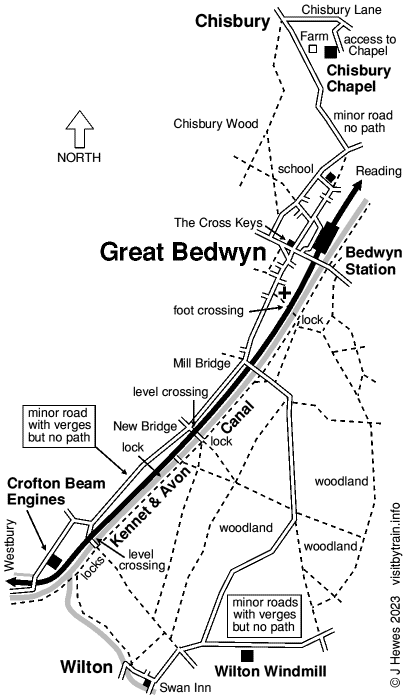 Bedwyn map