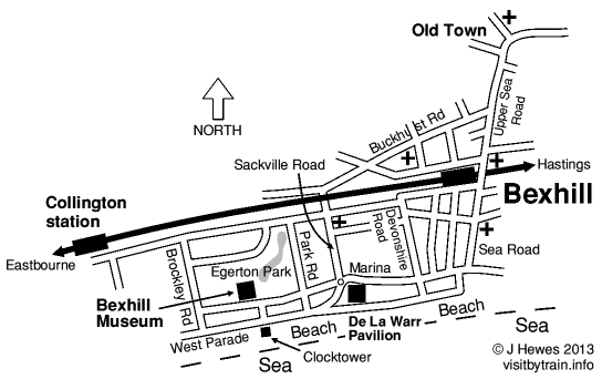 Bexhill map