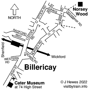 Billericay map