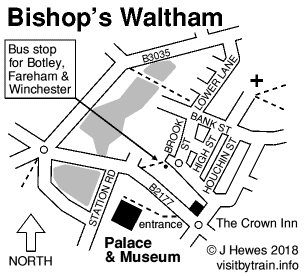 Bishop's Waltham map