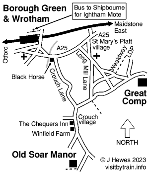 Borough Green & Wrotham map
