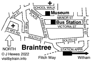 Braintree map