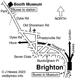 Brighton Booth Museum map
