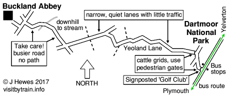 Buckland Abbey map