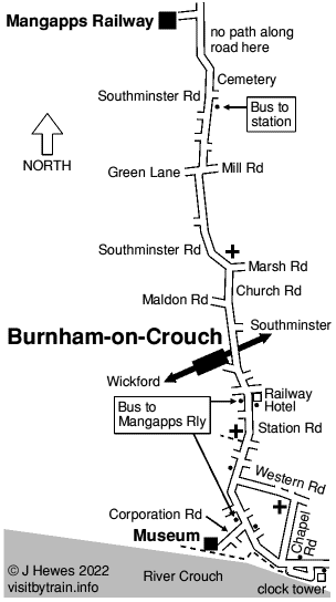 Burnham-on-Crouch map