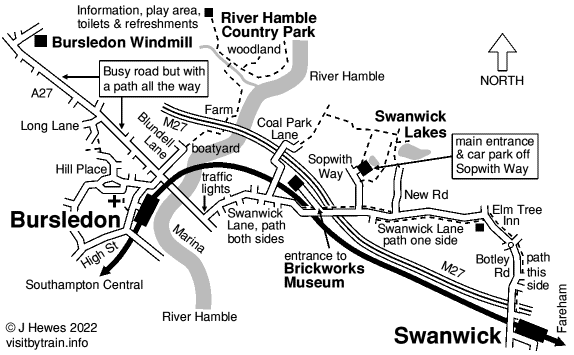 Bursledon map