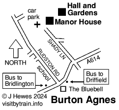 Burton Agnes map