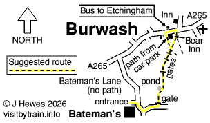 Burwash map