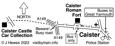 Caister map