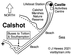 Calshot map