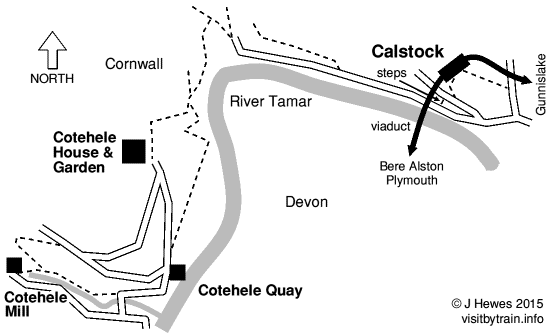 Calstock map