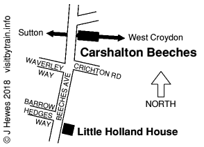 Carshalton Beeches map