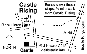 Castle Rising map