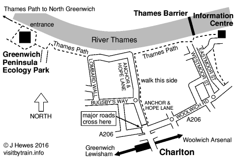 Charlton map