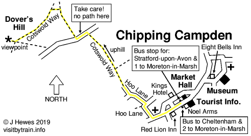 Chipping Campden map