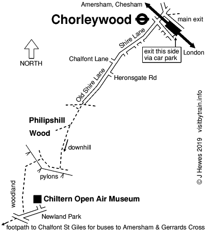 Chorleywood map