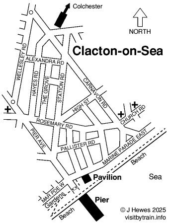 Clacton-on-Sea map