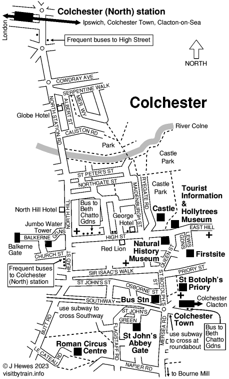 Colchester map