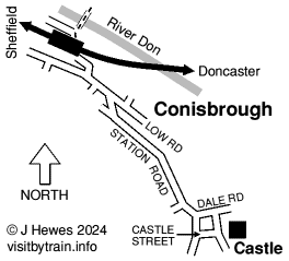 Conisbrough map