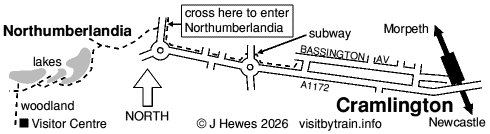 Cramlington map