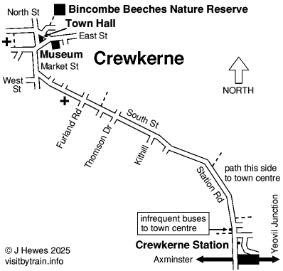 Crewkerne map