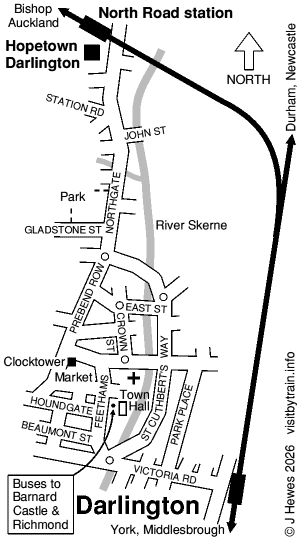 Darlington map