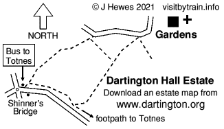 Dartington map
