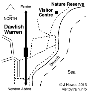Dawlish Warren map