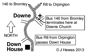 Downe map