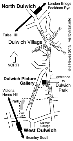 Dulwich map