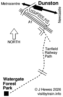 Dunston map