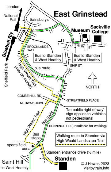 East Grinstead map