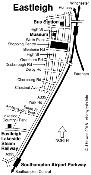 Eastleigh map