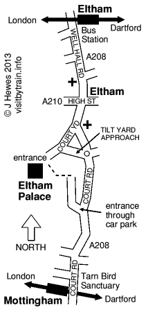 Mottingham map