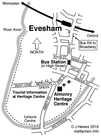Evesham map