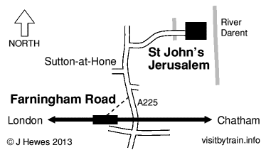 Farningham Road map