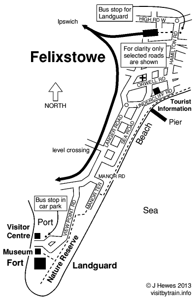Felixstowe map