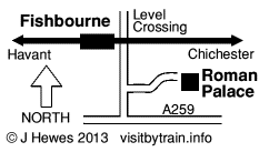Fishbourne map